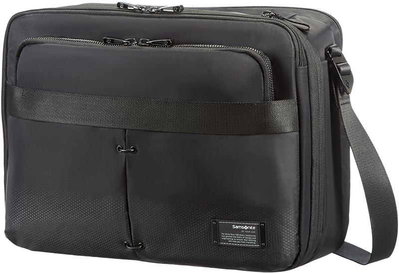 Samsonite CityVibe 3Way Bus Case Exp 16 tum Black Samsonite CityVibe 3Way Bus Case Exp 16 tum Black