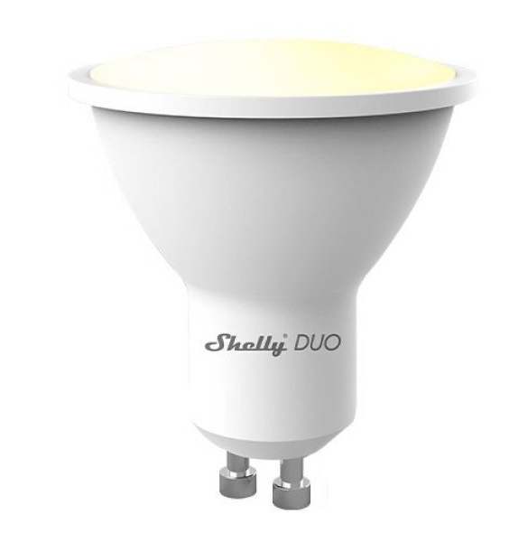 Shelly Lamp, LED, WiFi, GU10, dimmable, color temperature, Shelly DUO GU10