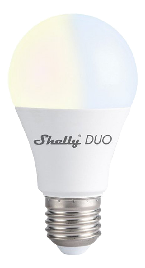 Shelly Lamp, LED, WiFi, E27, dimmable, color temperature, Shelly DUO