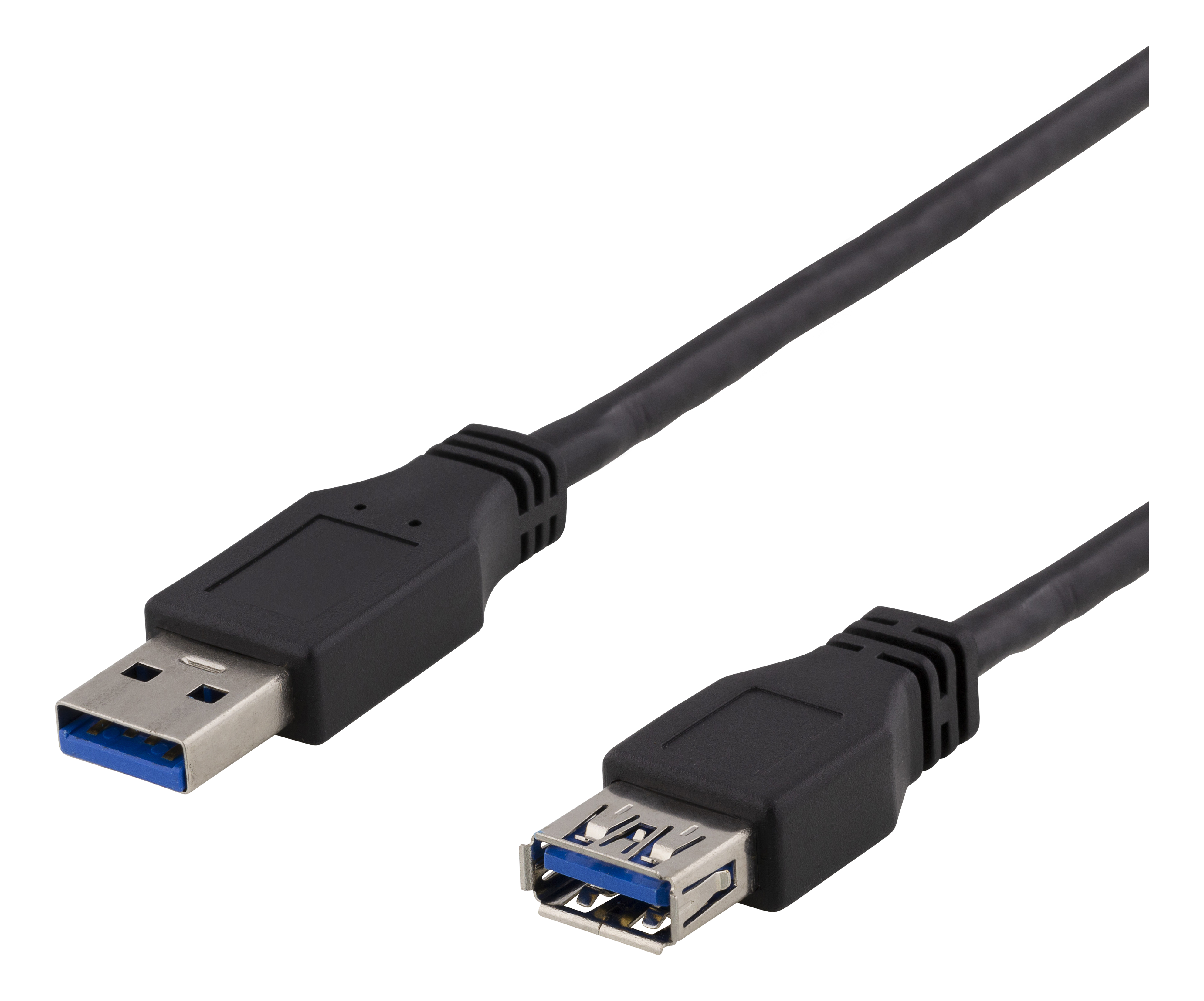 DELTACO USB 3.1 Gen1 Extension cable, 3m, USB-A male to USB-A female
