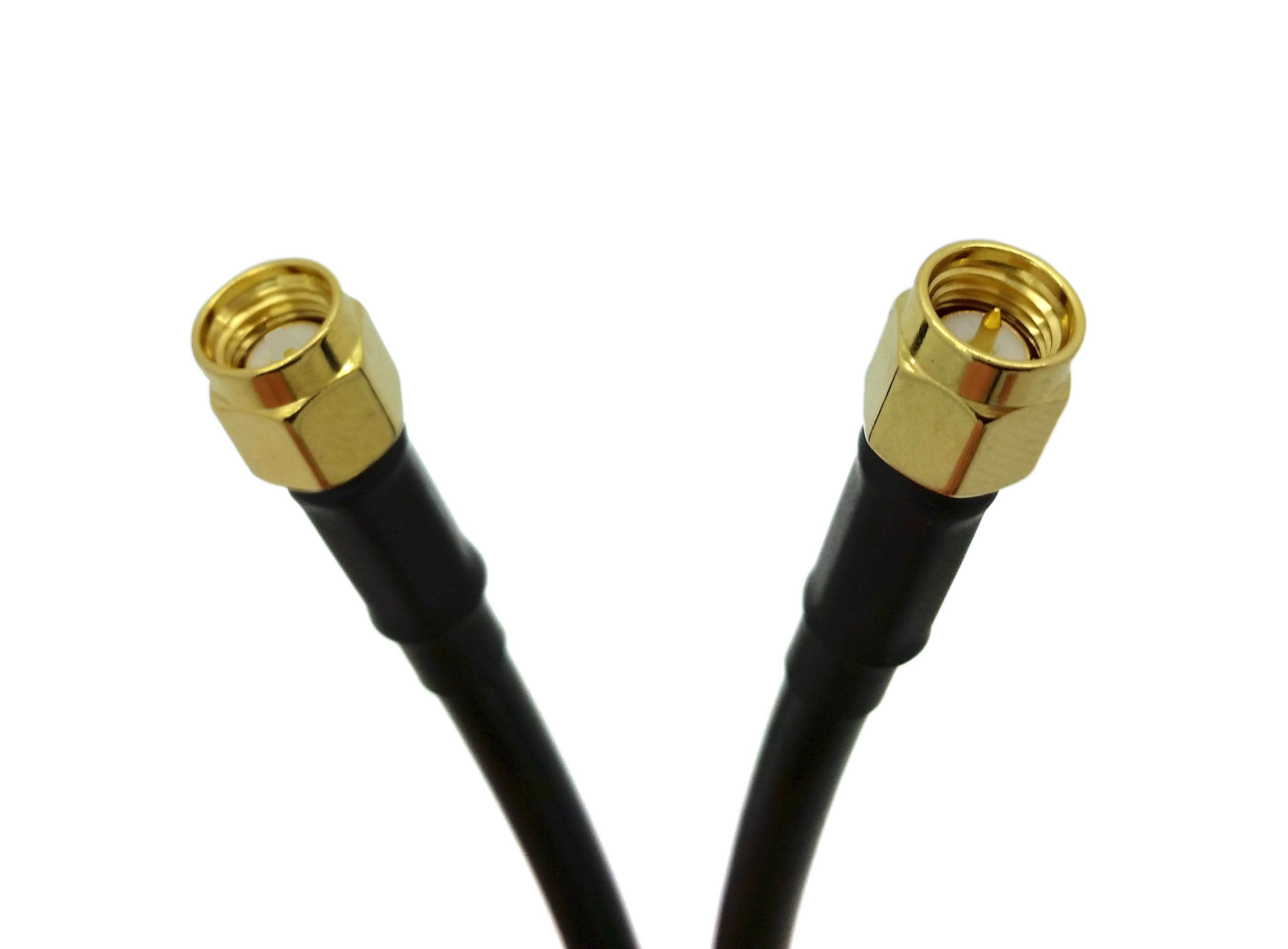 WLAN-kabel SMA-hane till RP-SMA-hane Low-Loss 1m (LMR195) WLAN-kabel SMA-hane till RP-SMA-hane Low-Loss 1m (LMR195)
