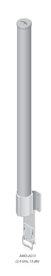 Ubiquiti 2.4GHz dual omni 13dBi 116cm pipe diam max 87mm Ubiquiti 2.4GHz dual omni 13dBi 116cm pipe diam max 87mm