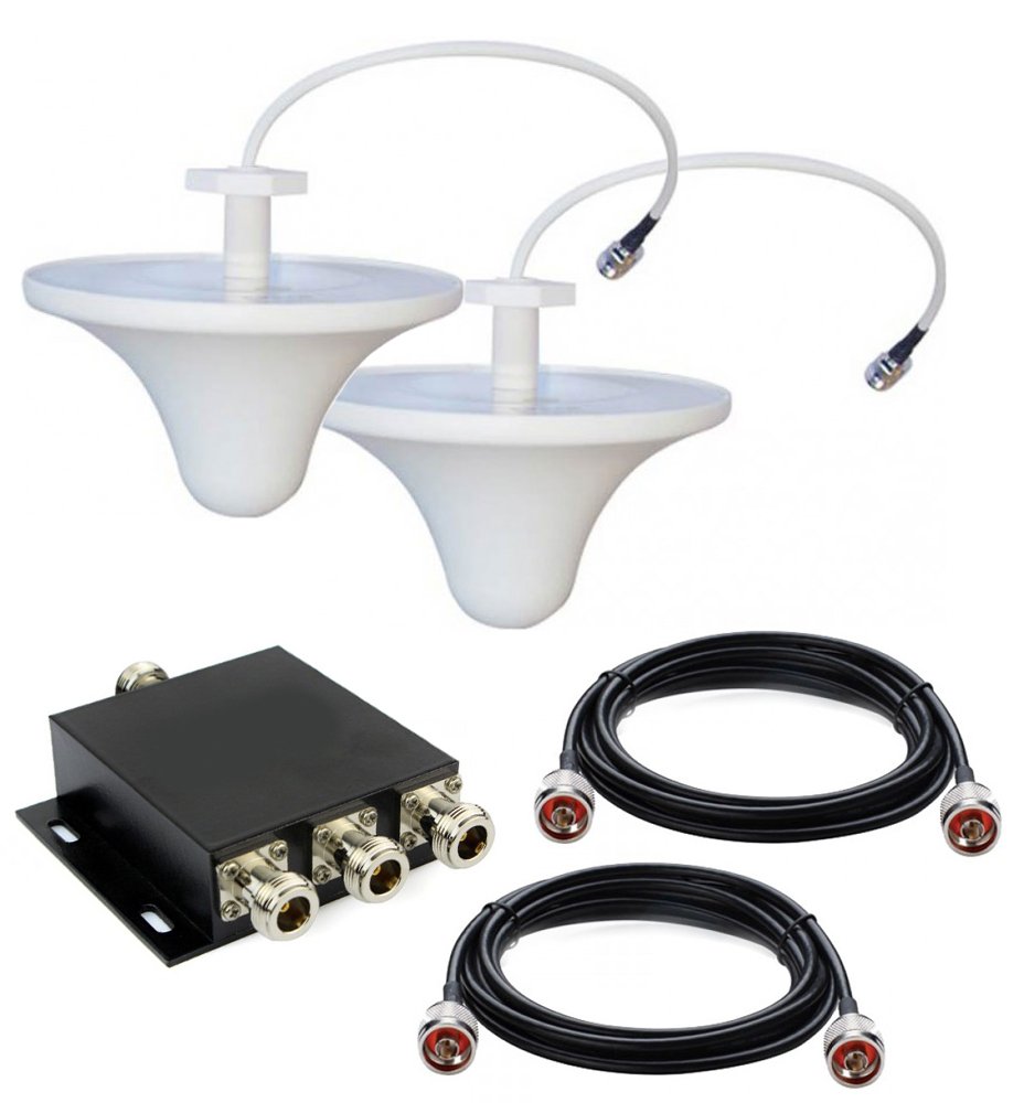 Coverage amplifier - 2 EXTRA INDOOR ANTENNAS