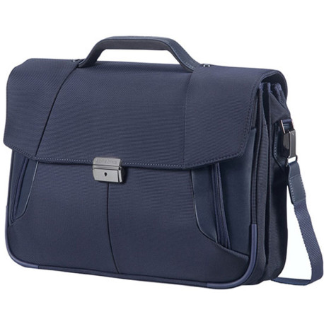 Samsonite XBR Briefcase 2 Gusset 15.6 tum Blue