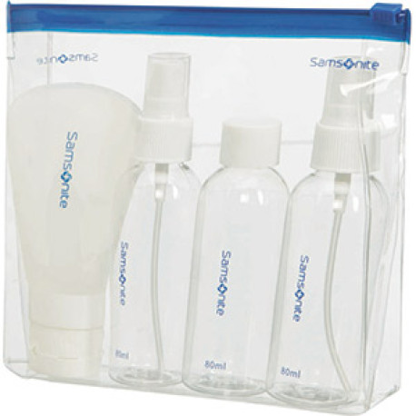 Samsonite Travel Bottle set x4 Transp