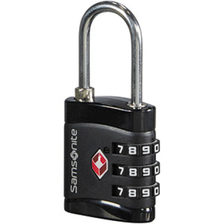 Samsonite Combination Lock 3  Dial TSA Black