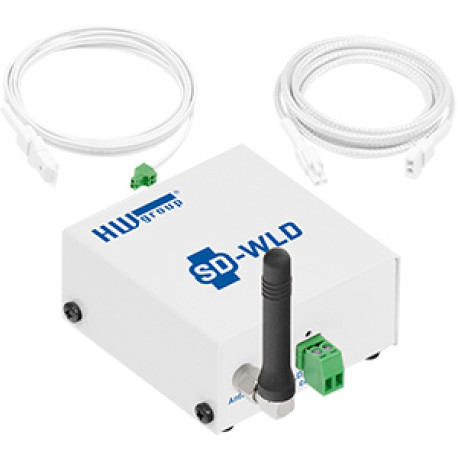 HWg SD monitoring unit Water leak detection set