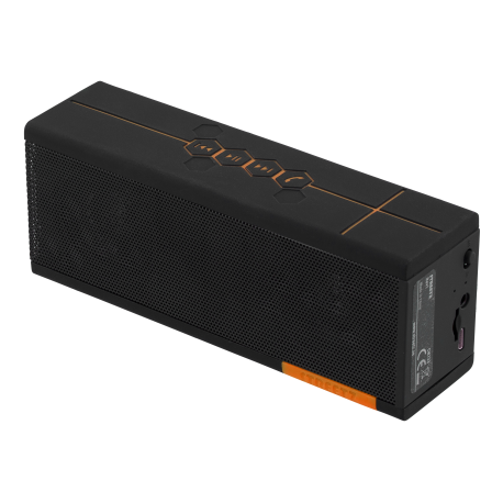 Bluetooth 2h speltid högtalare svart/orange
