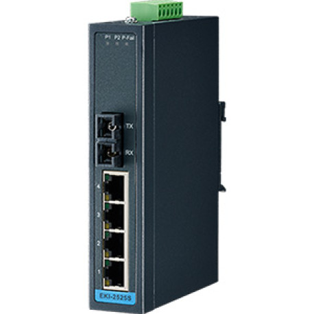 Advantech EKI Ethernet Switch 4 + 1 FX MM SC