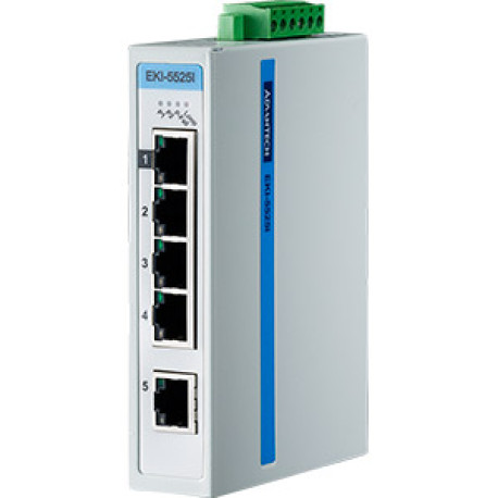 Advantech EKI Monitor Ethernet Switch 5-port Temp
