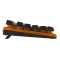 DELTACO GAMING tangentbord, membranbrytare, nordisk, orange belysning