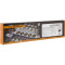 DELTACO Grenuttag med 10xIEC 60320 C13 uttag, 1xIEC 60320 C14 anslutning, amperemeter, 19