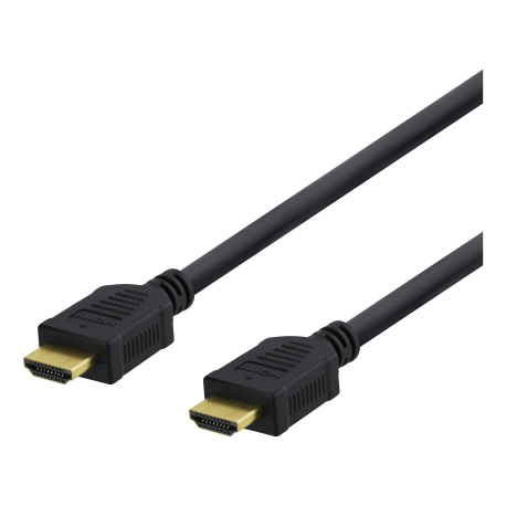 DELTACO High-Speed HDMI cable, 15m, Ethernet, 4K UHD, black