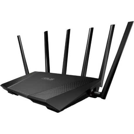 Asus RT-AC3200 - Trådlös Tri-Band AC 3200 Gigabit router, USB 2.0, 802.11a/b/g/n/ac, svart *DEMO*