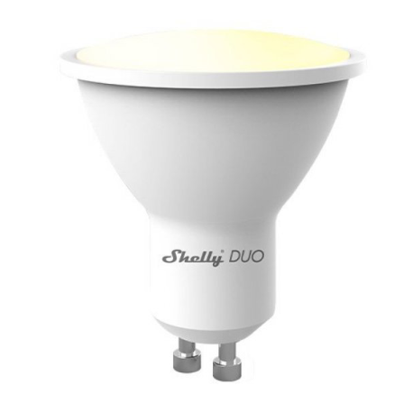 Shelly Lampa, LED, WiFi, GU10, dimbar, färgtemperatur, Shelly DUO GU10