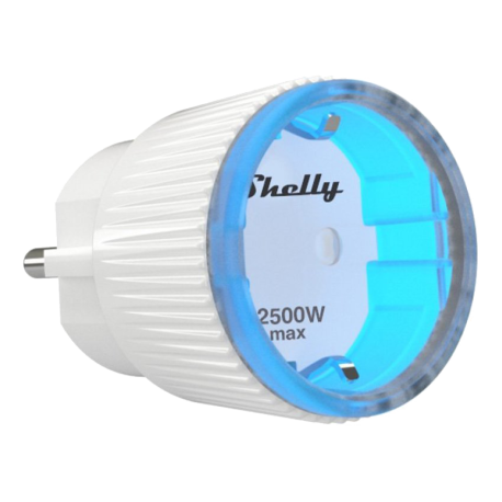 Shelly Liten fjärrströmbrytare (plugg), energimätning, WiFi