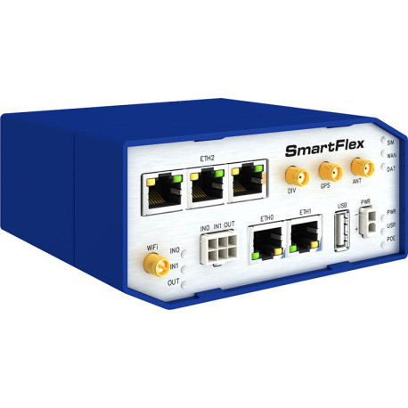 B+B SmartFlex 4G LTE Router 5 eth WiFi plast
