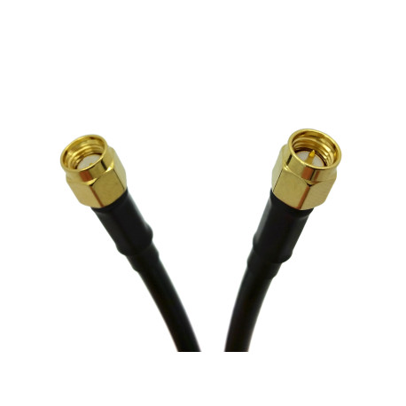 WLAN-kabel SMA-hane till RP-SMA-hane Low-Loss 5m (LMR195)