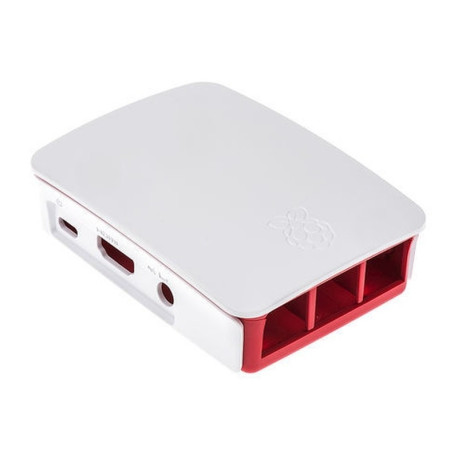 Official Raspberry Pi 3 Model B, 2 B, B+ Development Board Case, Red, White 