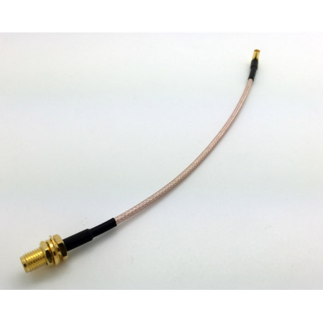 Adapter SMA-hona till MMCX-hona vinklad