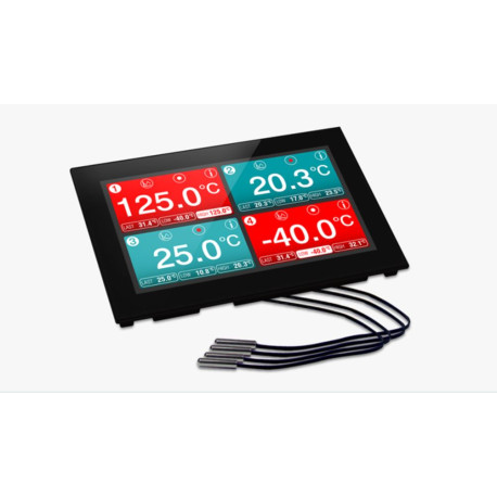 Panel Mountable Four-Channel Temperature Data Logger