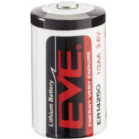 Battery ER14250, 1/2AA 3.6V EVE