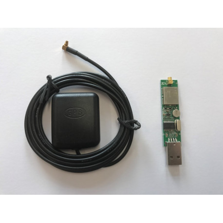 GPS-modul med USB-gränssnitt inkl. magnetfotsantenn