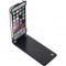 Krusell Kalmar Walletcase Plånboksfodral i äkta läder  - iPhone 6 Plus - Svart