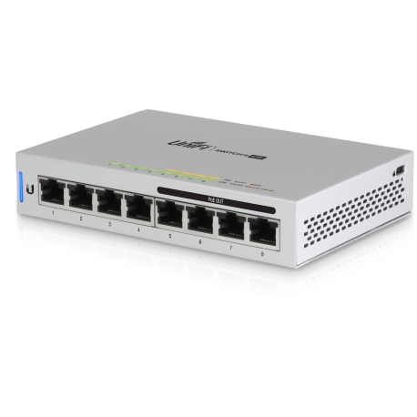 UniFi Switch 8 GE ports PoE 60W 4 ports with PoE