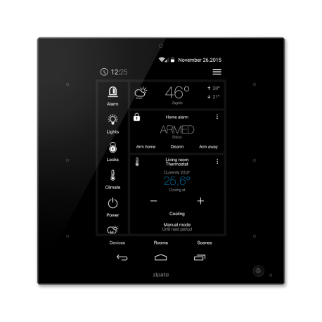 Zipato ZipaTile Z-Wave Gateway black