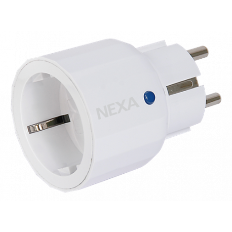 Nexa, Z-Wave Plug-in mottagare dimmer för vägguttag, vit