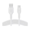 Belkin BOOST CHARGE USB-A till USB-C-kabel, vit, 1m