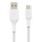 Belkin USB-A till USB-C kabel 1m (vit)