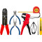 Löd- och verktygssats i praktisk påse, 20st verktyg med lödkolv, skruvmejslar, fastestare och tänger