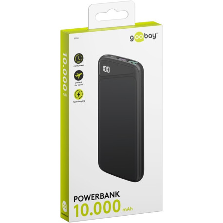Powerbank med 2x USB-A, 1x USB-C 10000 mAh Powerbank med 2x USB-A, 1x USB-C 10000 mAh
