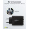 USB-C/USB-A PD Dual Fast Charger (30 W) black