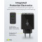 USB-C/USB-A PD Dual Fast Charger (30 W) black