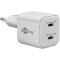 Dubbel USB-C laddare, 2x35W inkl 2st USB-C kablar