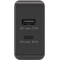 Väggladdare USB-C/USB-A PD Dual Fast Charger (30 W) black