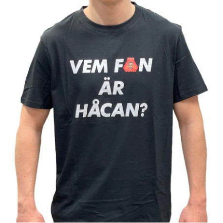 VEM ÄR HÅCAN? T-shirt, svart