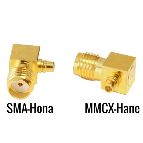 Adapter SMA female to MMCX male angled