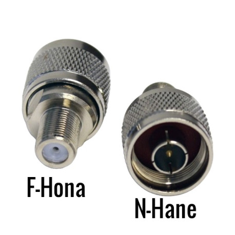 Adapter N-hane till F-hona