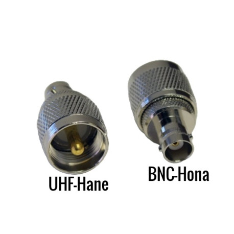 Adapter BNC-hona till UHF-hane