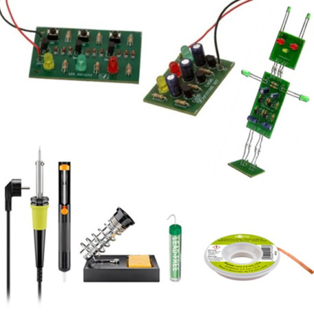 Soldering kit and components, mini (kit)