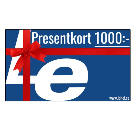 Digitalt presentkort 1000:-