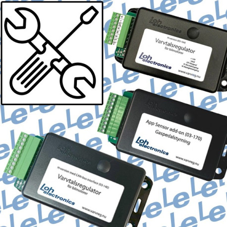 Felsökningservice av H-regulator, H-CAN eller APP-sensor