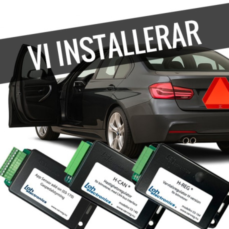 Installation av H-CAN eller H-regulator & APP-sensor
