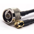 Antenna cable for Helium-miner N male to RP-SMA male Low-Loss 3m (LMR195)