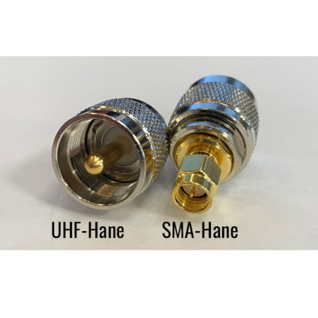 Adapter UHF-hane till SMA-hane