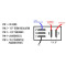 Electromagnetic relay for speed controller installation